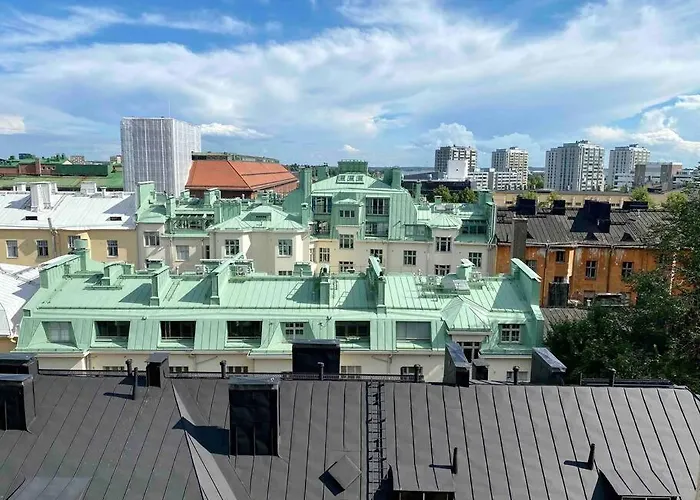 Studio Apartment, View Over The Roofs For The Sunrise